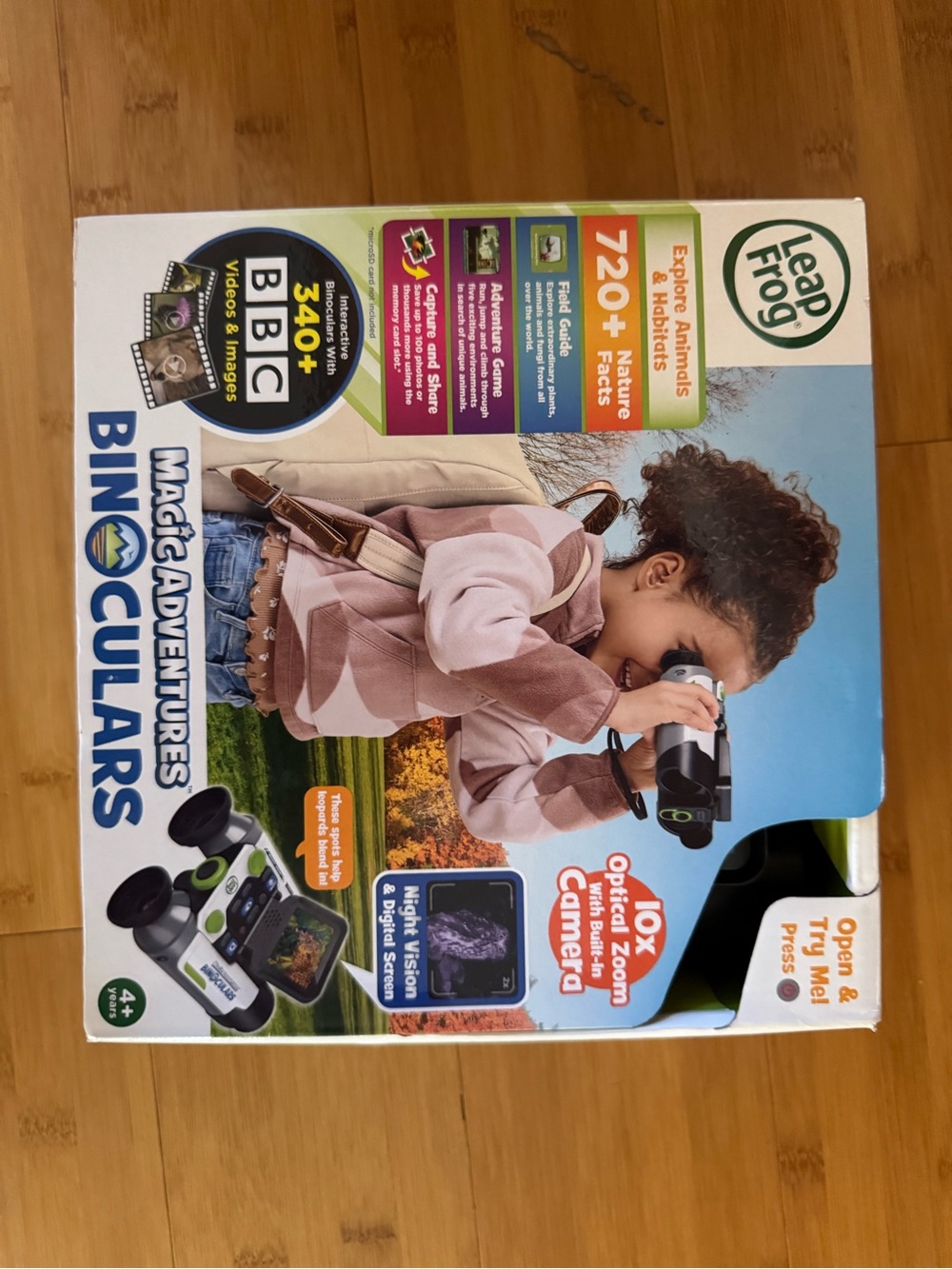 LeapFrog Magic Adventures Binoculars - Pink and White Kids Camera Binoculars